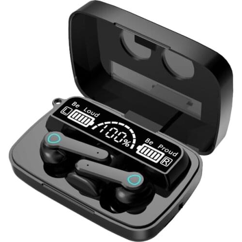 New M19 Multifunctional Earphone TWS Wireless Headset Touch Control Bluetooth 5.1 Headphones With Microphone With Flashlight