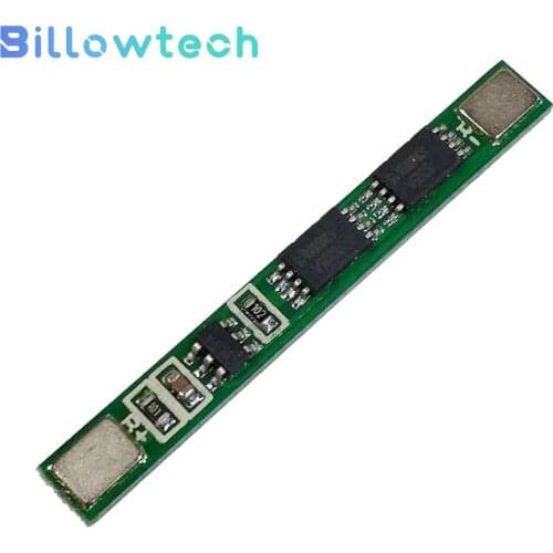 Single-cell dual MOS 3.7V protection board with iron sheet can be spot welded, suitable for 18650 polymer lithium battery pack