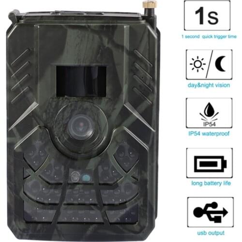 PR300C Wifi Hunting Camera 24MP Wildlife Trail Camera PIR Infrared Night Vision Wireless APP Surveillance Scouting Photo Traps