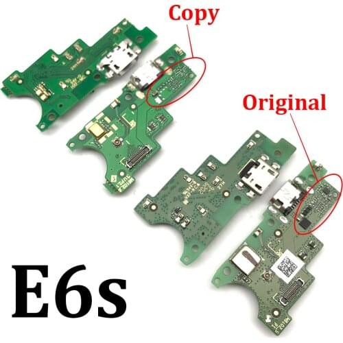 Original Dock Connector Micro USB Charger Charging Port Flex Cable Board For Motorola Moto E6s With Microphone Replacement Parts