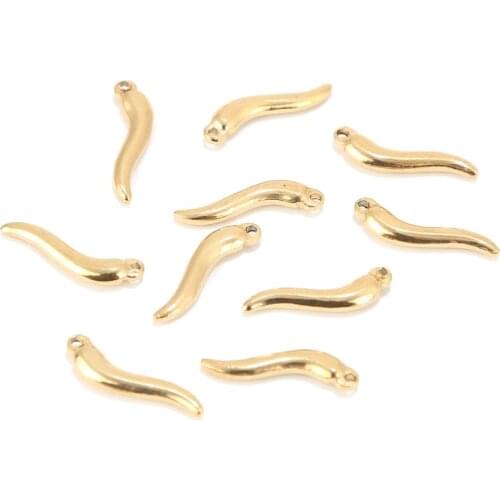 10pcs/lot stainless steel Pepper Charms Chili Charm Pendants Enamel Pendants Jewelry Accessory Findings for DIY jewelry making
