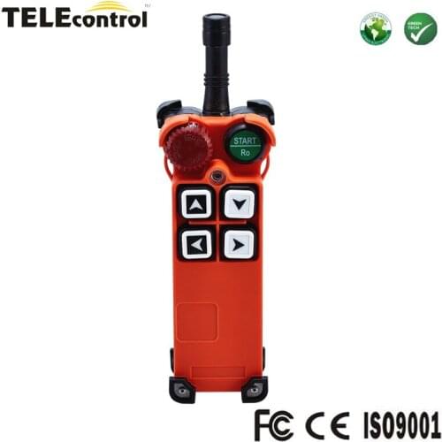 Telecontrol Telecrane compatible 4 channel single speed push buttons crane radio remote control switch transmitter