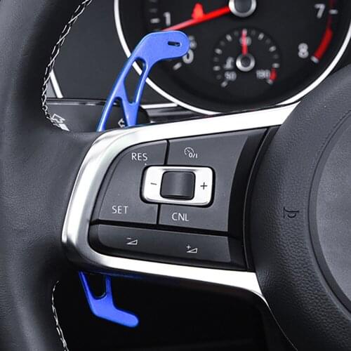 Car Steering Wheel Paddle Shift Extend Extension Shifter Replacement Parts for GOLF GTI R GTD GTE MK7 7 GTI Scirocco 2014-2019