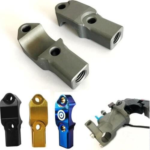 2pcs Universal 7/8 Inch 22mm Handlebar Motorcycle Brake Master Cylinder Mirror Clamps M10*1.25mm For 19 Rcs Radial Brake Pump