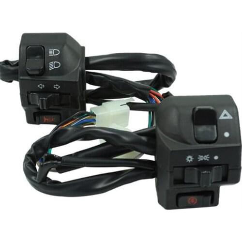 General Bicycle Motorcycle 22mm 7 / 8 "handle Switch Gear Control Coffee Shop Racing Aluminum Alloy 1 Pair Of Motorcycle Handle