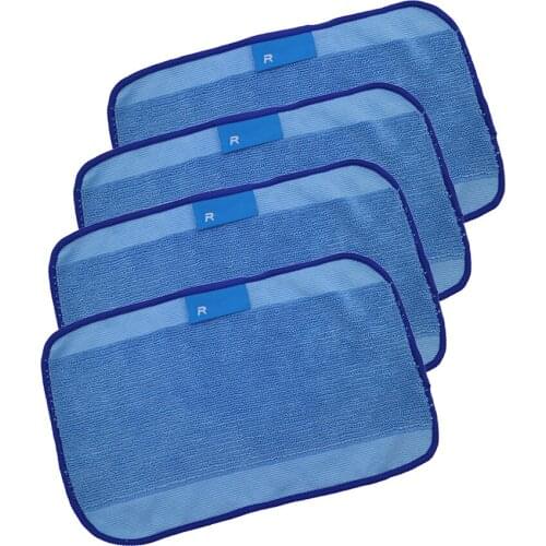 4pcs/Lot High quality Microfiber wet Mopping Cloths for iRobot Braava 321 380 320 380t mint 5200C 5200 4200 4205 Robot