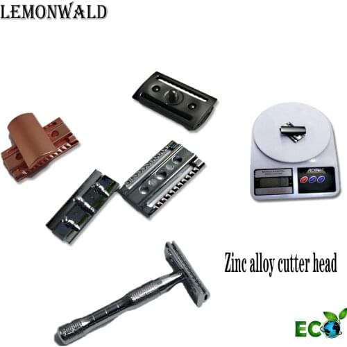 LEMONWALD High Quality Wet Razor Head, Safety Razor Head, Zinc Alloy Razor Head, Suitable For All Double-Edged Razors