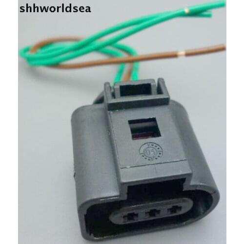 Worldgolden 10pcs 1J0973703 Camshaft Cam Sensor Pigtail Plug Connector case for 02-04 Audi A4 A6 AVK 3.0 1J0 973 703 for VW