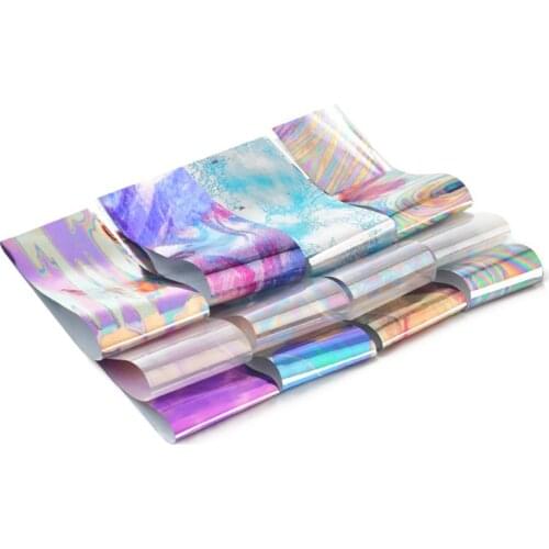 10 Pcs/Set Starry Sticker DIY Glitter Glow Stickers Adhesive Nail Beauty Manicure Jewelry Making Print Charms Epoxy Resin Fillin