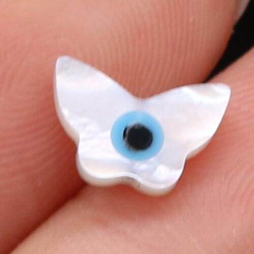 2021 New Natural Freshwater Shell Loose Beads Butterfly-shaped Handmade Crafts Making DIY Accessories Necklace Earrings Jewelry