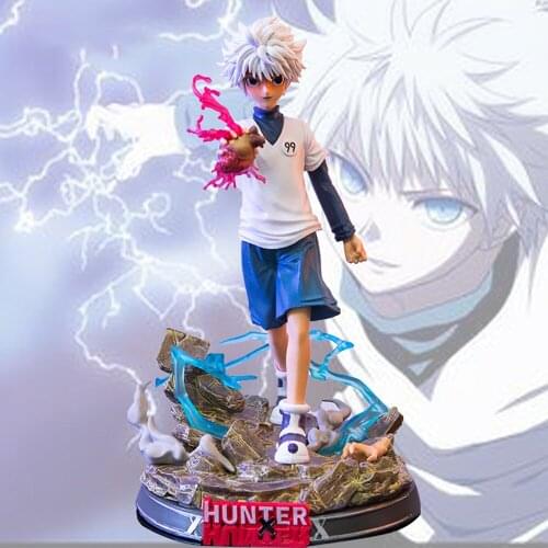 27CM Anime Figure HUNTER X HUNTER Gon Freecss / Killua Zoldyck PVC Action Figure Collectible Model Children Gift Toy Figure