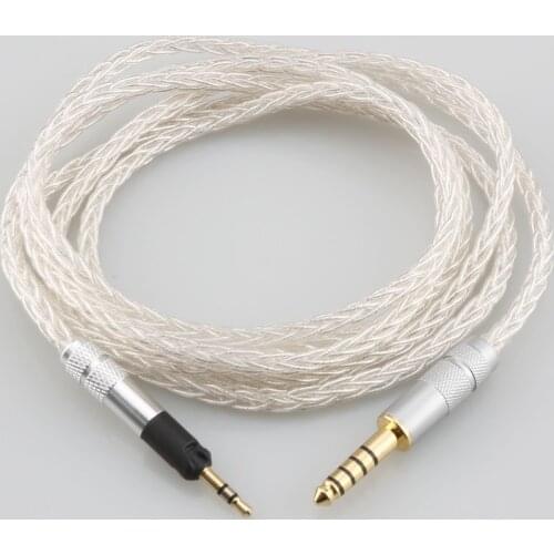 Audiocrast 8 Core Silver Plated OCC Earphone Cable For Sennheiser HD598 HD559 hd569 hd579 hd599 hd558 hd518