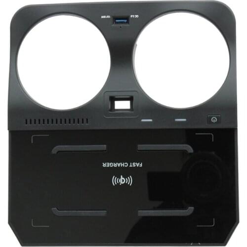 WINAUTO Car Qi Wireless phone Charger Fast Charging Pad Non-Slip Wear resistant Mount For BMW X5 X6 2019 - 2020