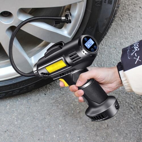 Car Air Compressor Portable Electric Car Tire Inflator Pump Wireless Electric Air Pump For Car Bike Motorcycle Boat Bicycle Pump