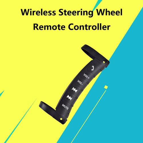 Wireless Remote Controller Steering Wheel Control Button SWC for Universal Multi-function Car Multimedia Player GPS Navigation
