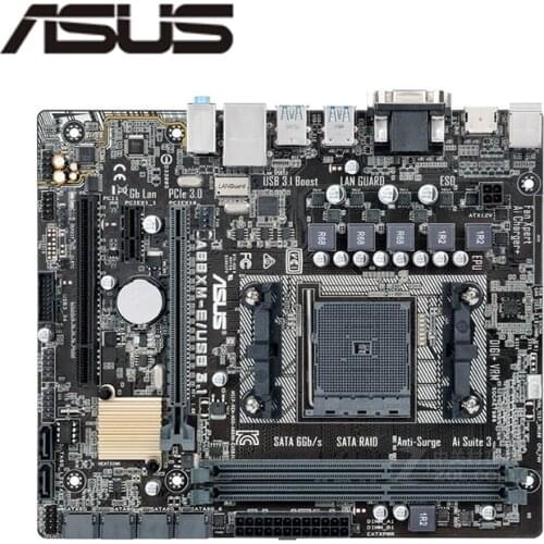 For ASUS A88XM-E/USB 3.1 Motherboard Socket FM2 FM2+ DDR3 For AMD A88XM A88 Original Desktop Mainboard SATA III Used Mainboard