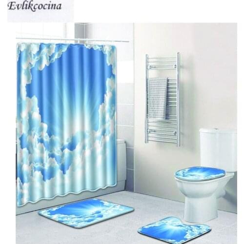 EVLIKCOCINA Toilet Mats