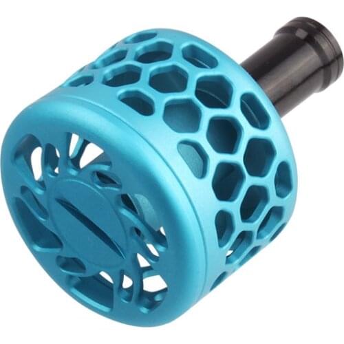 Kawa Fishing Reel Handle Knob Alloy Reel Knob Hollow-carved Design Waterproof 16g/pc Fishing Reel Handle Accessory Rocker Knob