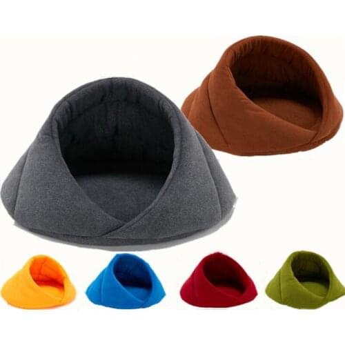 Soft Dog Beds Small Dog Puppy Kennel House for Cats Sleeping Bag Nest Cave Bed Cushion Winter Warm Pet Heated Mat