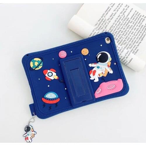 Soft Cover Silicone case for IPad 2 3 4 Mini 1 2 3 4 5 Cute Cartoon kids Case for iPad 9.7 10.2 Pro 9.7 10.5 11 Air 1 2 3 Funda