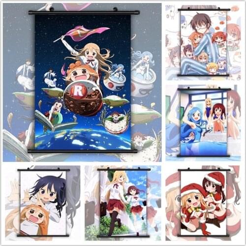 Wall Artwork Canvas Mural Pictures Himouto Umaru-chan Doma Painting Print Poster Anime Plastic Hanging Scrolls Home Decoration