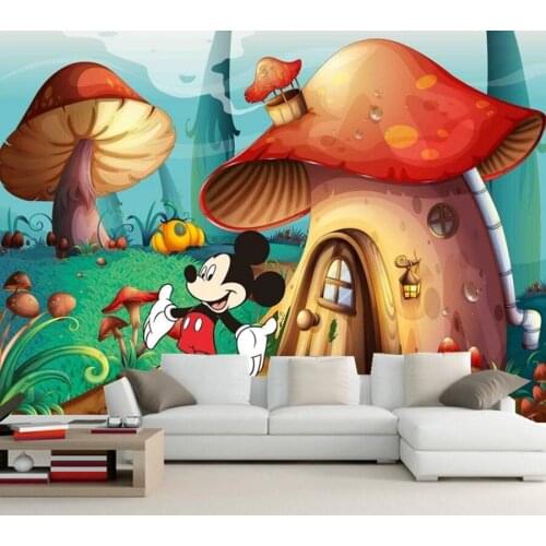Custom 3d mural,lovely cartoon animal wallpaper papel de parede, living room tv sofa wall bedroom wallpaper for childrens rooms
