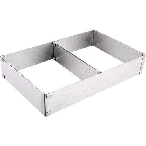 Narkalıp Rectangular Compartments Adjustable Cake And Food Mould