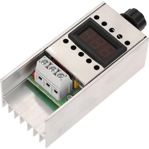10000W Voltage Regulator Dimmer SCR Voltage Regulator Dimming Switch AC 220V Llight Dimmers Digital Display