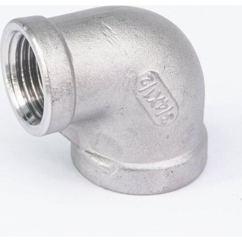3/4" BS To 1/2" BSP Female 304 Stainless Steel Reducing Elbow Connector Pipe Fitting water oil air