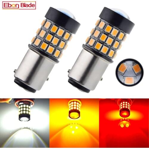 2x LED Car Signal Lights S25 1157 BAY15D P21/5W 39 SMD Auto Tail Brake Stop Turn Light Bulb White Amber Red Voiture Lamp 12V 24V