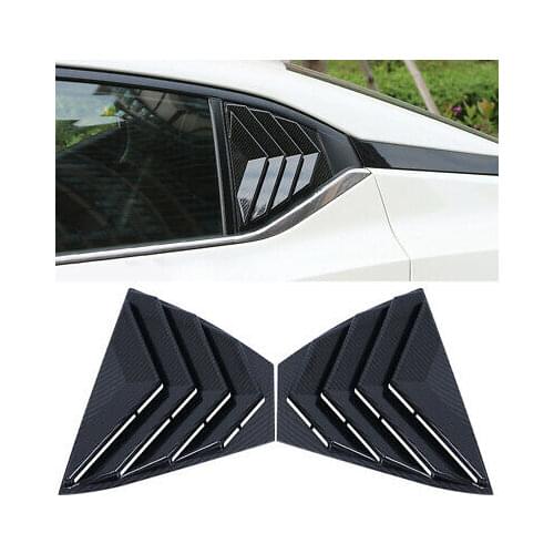 Carbon Fiber Rear Window Shutter Cover 2pcs for Nissan Sentra Sylphy 2019-2020