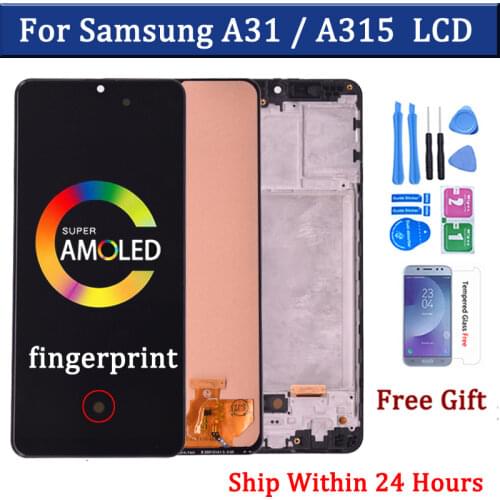 Display For Samsung galaxy A31 A315 A315F A315F/DS A315G/DS A315G A315N LCD Touch Screen Digitizer Replacement Assembly