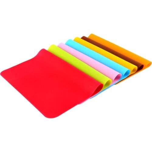 40x30cm Silicone Mats Baking Liner Silicone Oven Mat Heat Insulation Pad Bakeware Kid Table Decoration Mat LX1593