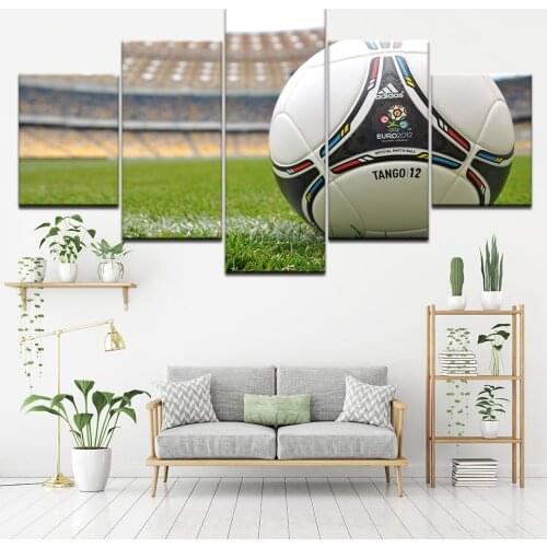 HD Print 5pcs sport football canvas wall art Painting modern home decor wall art picture children decor canvas painting artwork