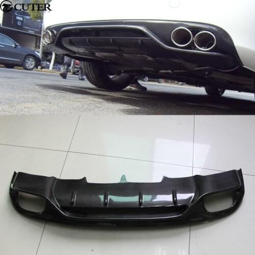 A4 B8 B9 ABT style carbon fiber Rear bumper lip Diffuser for Audi A4 B8 B9 Standard car body kit 09-16