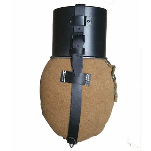 WWII WW2 GERMAN ARMY WH HEER ELITE WATER BOTTLE CANTEEN full-size & BROWN COVER SOLDIER MILITARY WAR REENACTMENTS EQUIPMENT