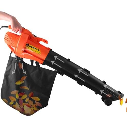 Electric Leaf Blower ,Vacuum Mulsher Variable 6-Speeds Blower , 3000W , Large Capacity Leaf Vacuum