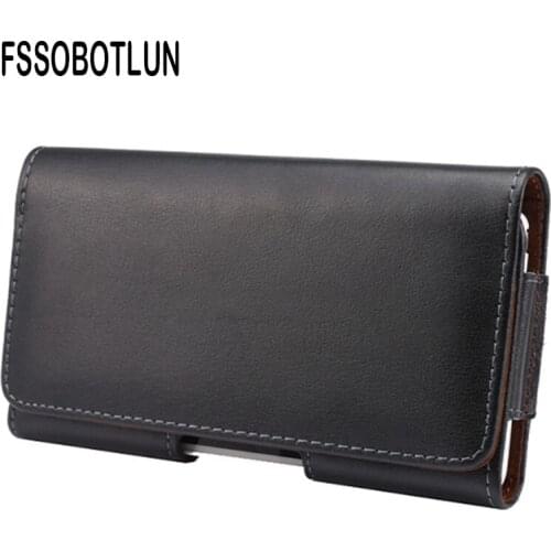 FSSOBOTLUN,For Samsung Galaxy Note10+ Note9 Note8 Phone Case Leather Case Cover For Samsung Galaxy S10+ S9+S8 Plus Clip Belt Holsters Bag