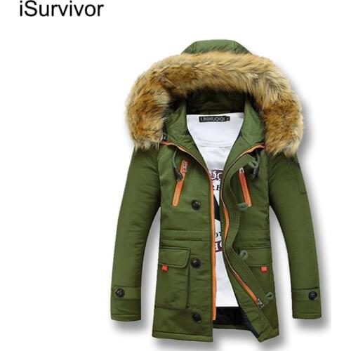 Мужские длинные парки iSurvivor China At AliExpress