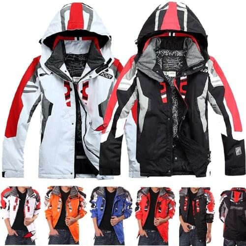 Super Warm Top Outdoor Snowboard Ski Jacket Men Winter Hooded Warm Parkas Waterproof Snow Jacket For Hiking Camping Skiing