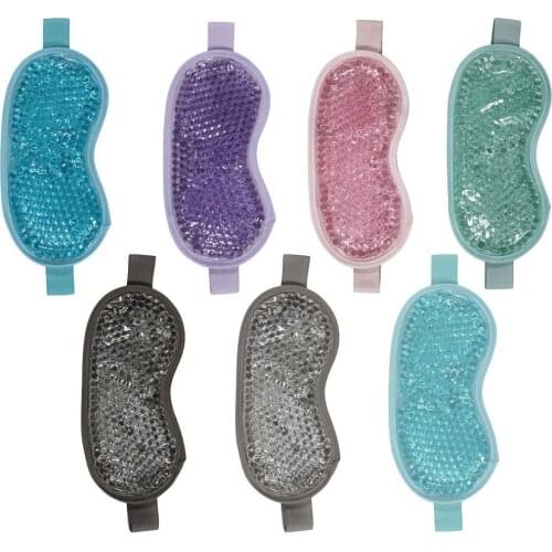 Sleep Mask For Eyes Cold Gel Beads Anti-Aging Perfect For Relieving Migraines Stress Related Tension Reduce Puffy Eyes