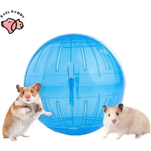 14.5cm Pet Rodent Mice Jogging Ball Hamster Gerbil Rat Exercise Portable Funny Solid Hamster Running Balls Play Toys Accessory