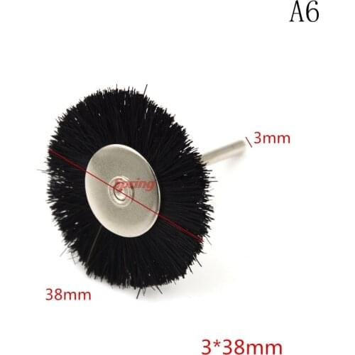Popular 5pcs Mini Wood Working Buffing Polishing Grinding Abrasive Disc Head Set Nylon Brush Wheel For Dremel Drill Rotary Tools