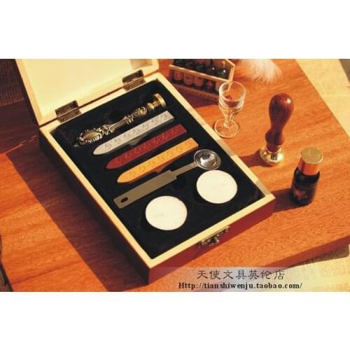 Retro Wax seal set wax seals stamps for Paper Envelopes sealing wax free shipping