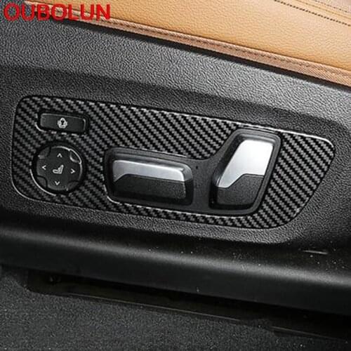 OUBOLUN For BMW X3 G01 2018 2019 Seat Memory Adjust Switch Button Panel Frame Decoration Sitcker Cover Trim Interior Accessories