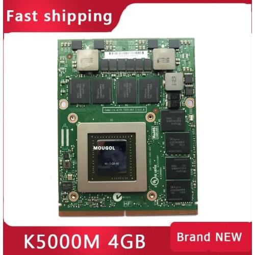 Brand NEW N14E-Q5-A2 K5000M k 5000m 4GB GDDR5 MXM 3.0 Video Graphic card For HP ZBOOK 17 G2 M6700 test 100
