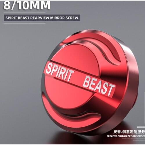 Rearview Mirror Screw Modified Motorcycle Accessories Electric Scooter Decoration 8mm Positive and Negative Thread Screw Cover