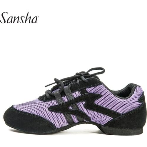 Sansha Adult Women Men Dance Shoes Ladies Jazz Dancing Sneakers Salsa Modern Dance Indoor Sole V931M