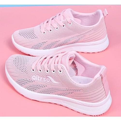 Womens Sport Shoes Female Brand Sneakers Woman Running Shoes Breathable Antislip Light Flats Eur