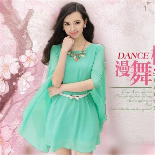 Women plus size loose casual dresses & blouse,batwing sleeve Cape type women dress,vestidos femininos,vintage dress 4XL 5XL 6XL